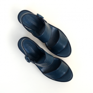 sandales à talons s21121 bleu Lorenzo Masiero