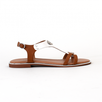 sandales & nu-pieds annabelle vernis blanc Adige