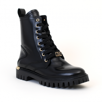 Bottines polished boot noir Tommy Hilfiger